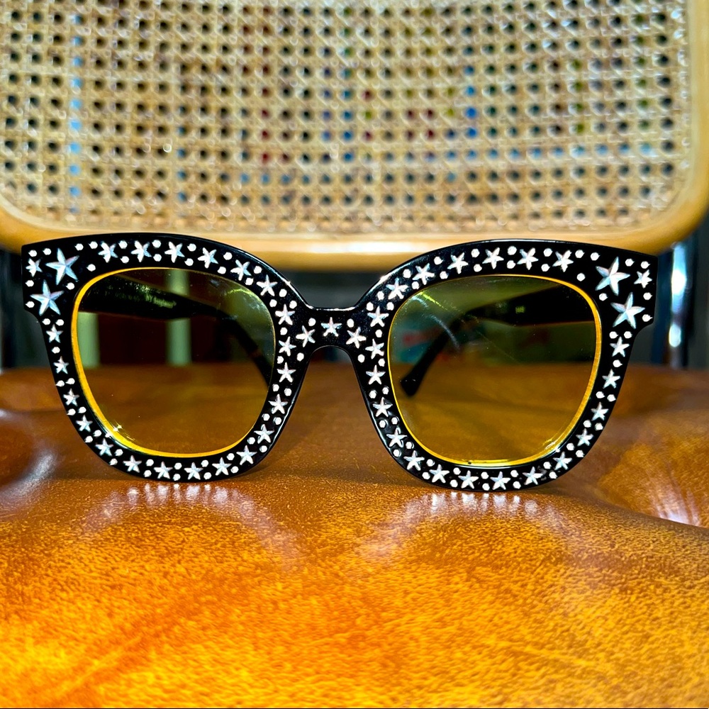 Transparent Star Design Sunglasses